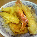 エビ天丼　(てんぷら わ田)