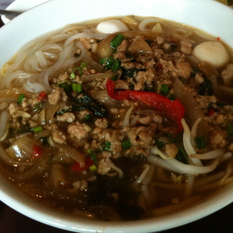 ガパオガイ汁そば(タイレストラン 沌-Thong- コレド日本橋店)