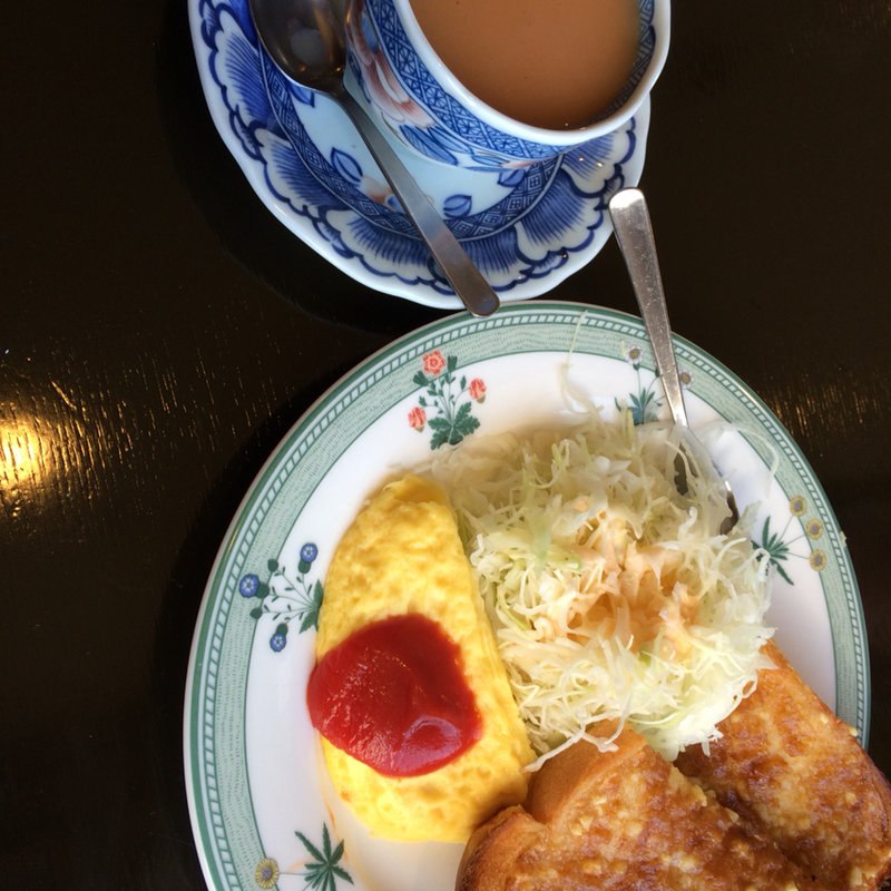 モーニングセット アーモンドトースト(ムッシュ 新在家店 )