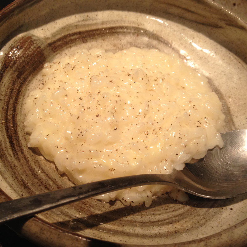 シンプルチーズリゾット(やきとりの玉屋)