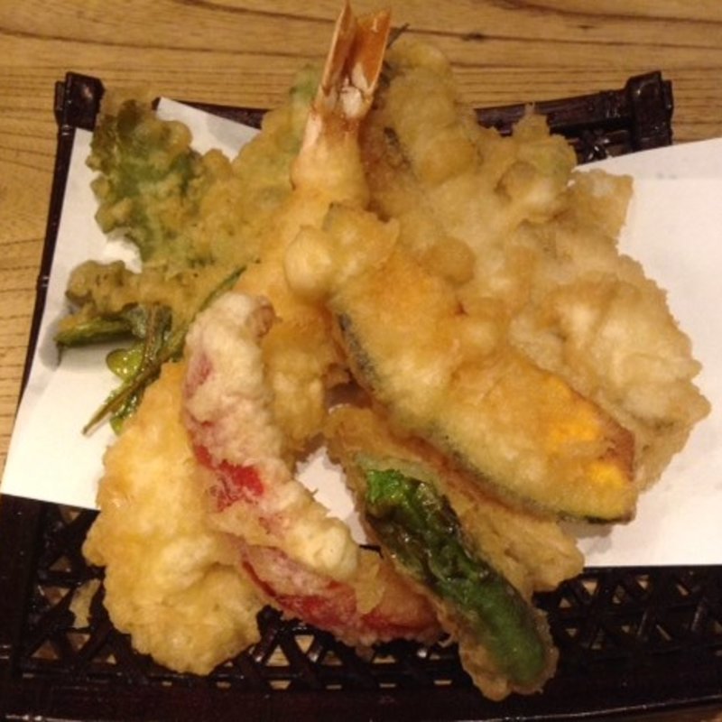 天ぷら盛り合わせ(家族亭 梅田茶屋町店)