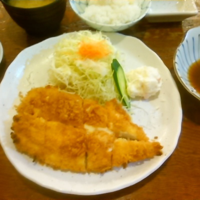 釜焼きチーズチキンカツ定食(ムネ)(とんかつ 美とん さくらい 上大岡店)