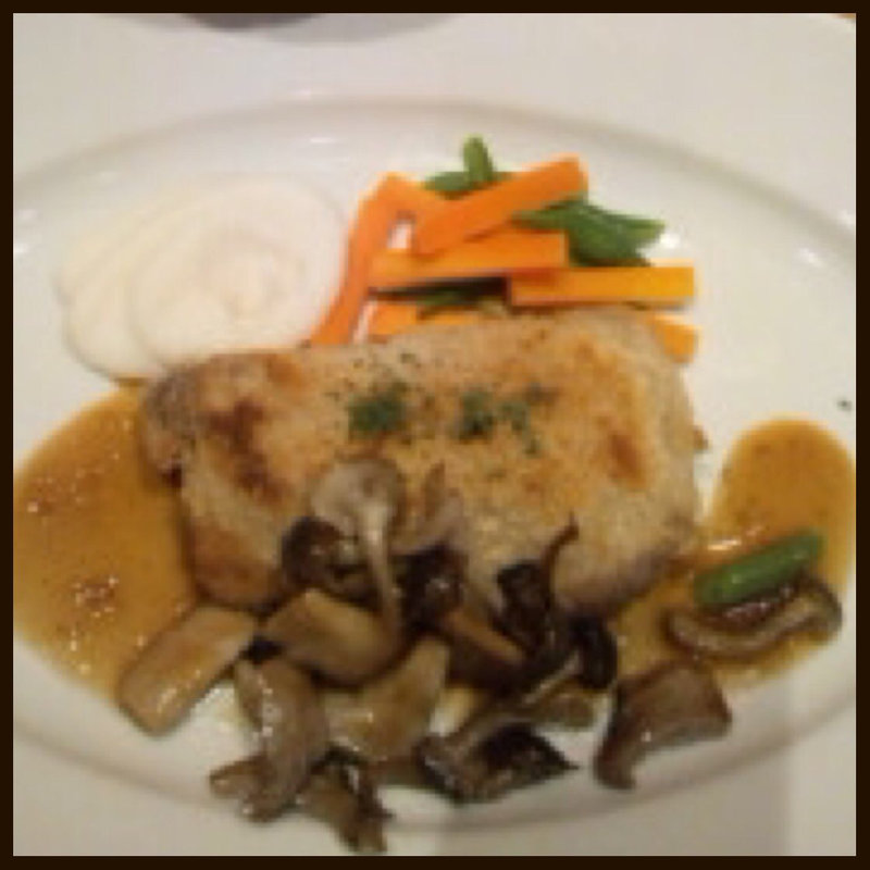 チキンカツ(贅沢ランチのメイン :肉)(コート・ド・ルージュ ロティ)