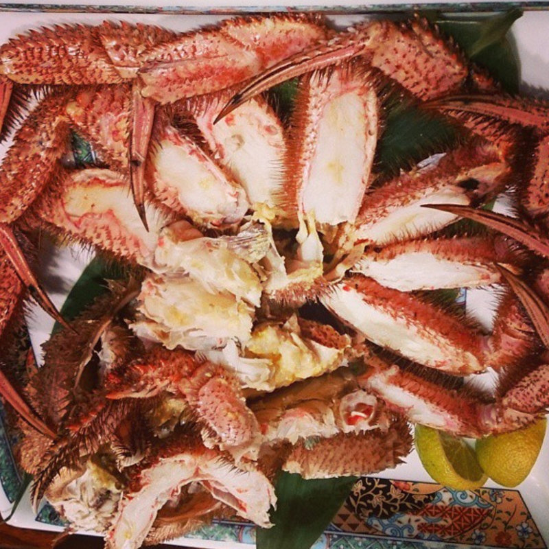 北海道の毛蟹(麻布 富ちゃん)