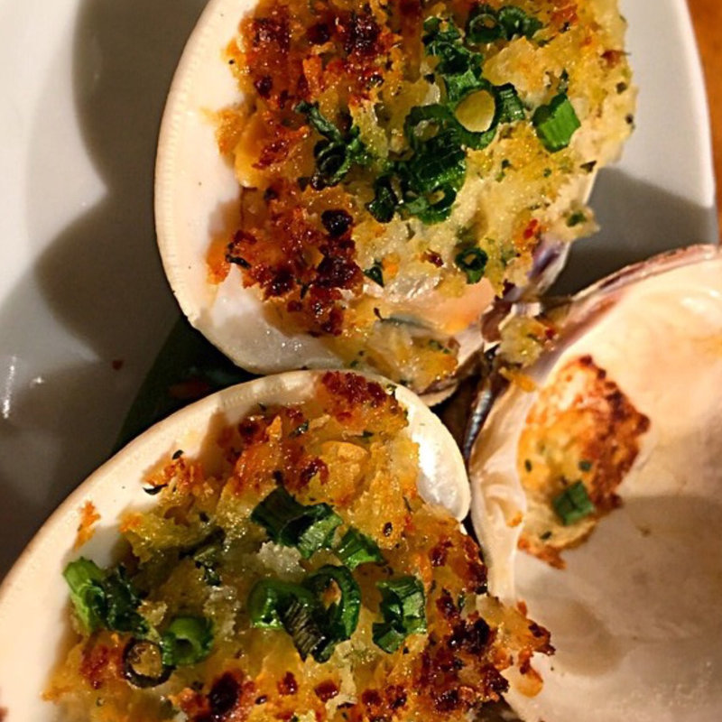 はまぐりのガーリック焼き(えぼし本店)