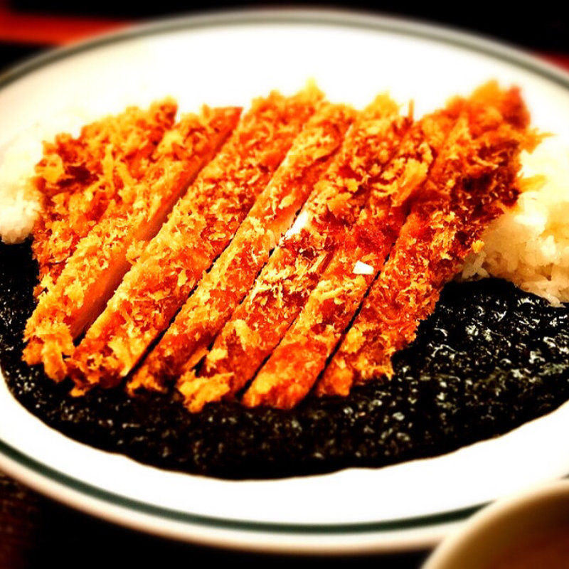 鳥カツ坦々黒ルーごはん(タイガー餃子会舘 中目黒店)