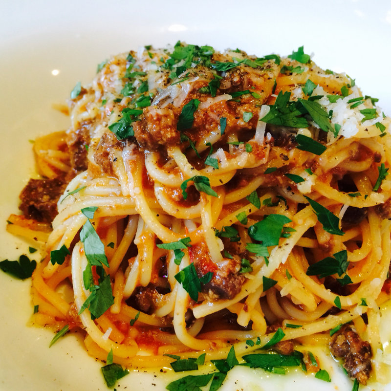 ランチセット レヴァー入りミートソースパスタ(ugo by mosto)