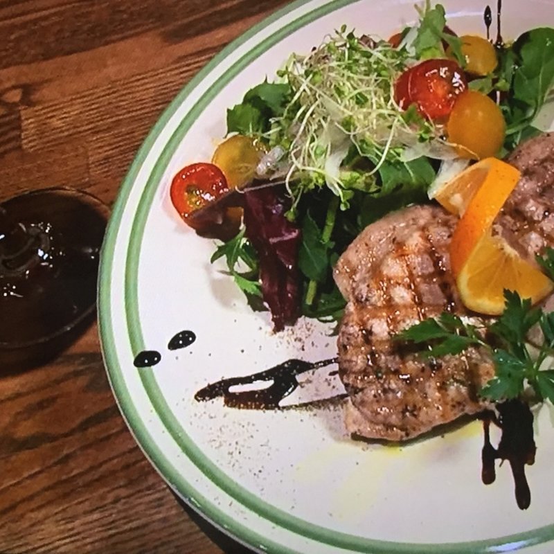 薩摩白美豚のグリルステーキ(パプリカ食堂 )