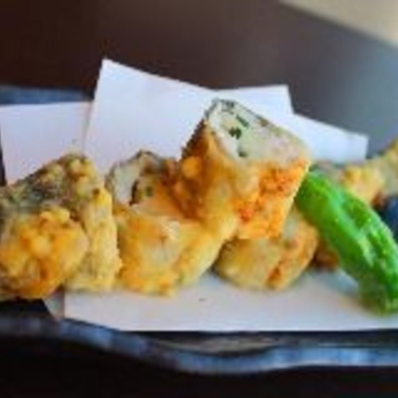 鮎の新丈はさみ揚げ(てんまい )