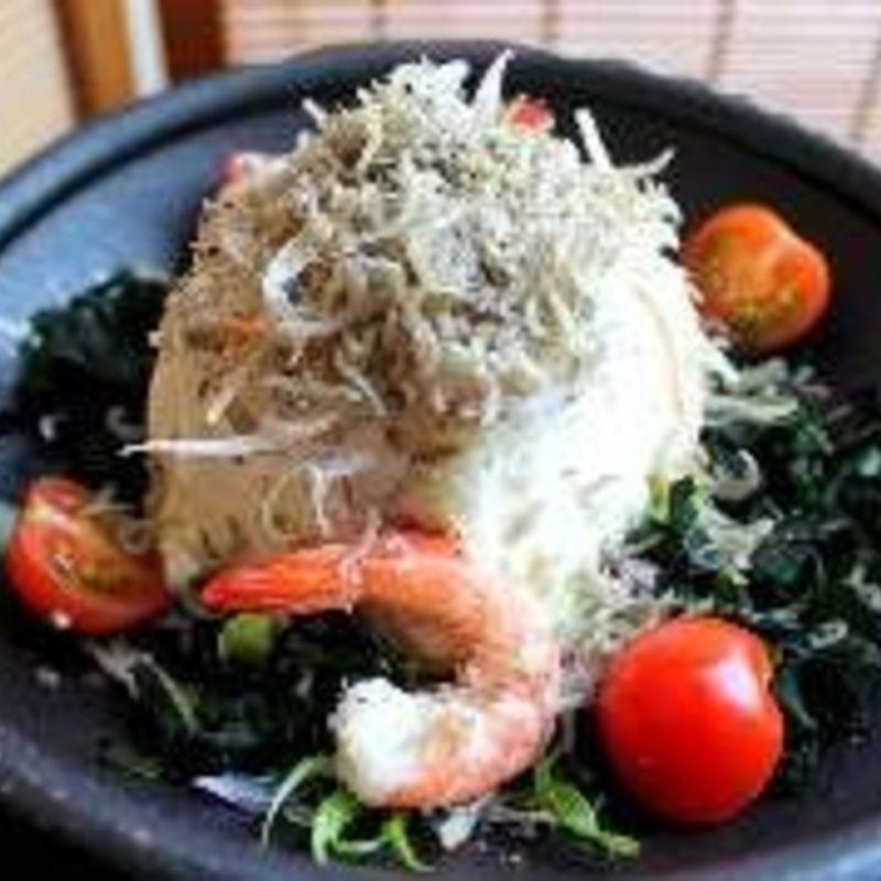 ちりめん山椒と豆腐の梅しそサラダ(てんまい )