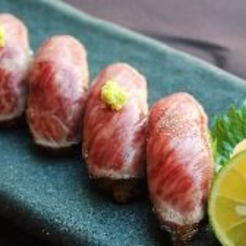 黒毛和牛の握り(てんまい )