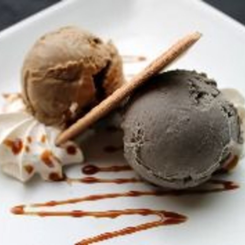 胡麻とほうじ茶のアイス(てんまい )