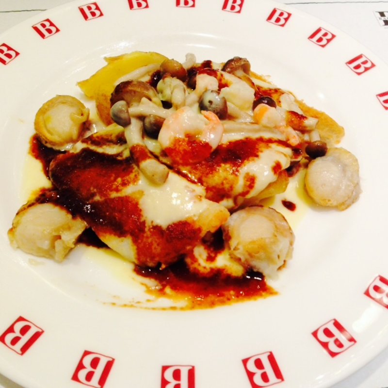 ホタテと海老のポワレ(バケット ゲートシティ大崎店)