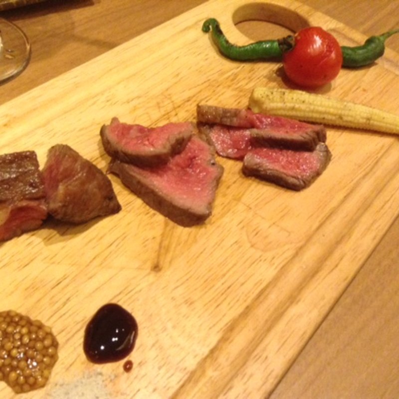 お試し肉バルのお肉3種盛り(肉ビストロ 熟 ルクア1100店 （ニクビストロ ジュク）)