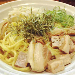 塩チャーシュー並盛り(油そば商店 油坊主)