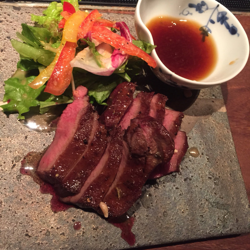 牛タンステーキ(焼とりの八兵衛 六本木店)