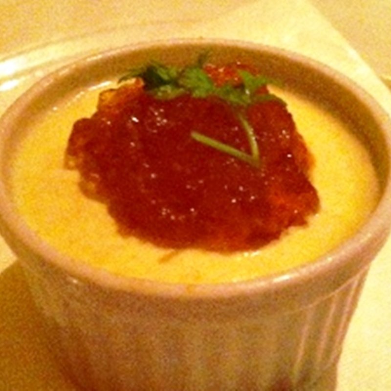 甘海老のブラマンジェとコンソメ(アルレッキーノ)