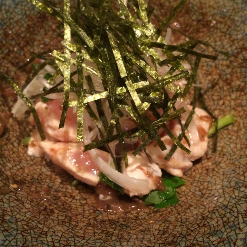 ささみの梅肉和え(サクラチカ)