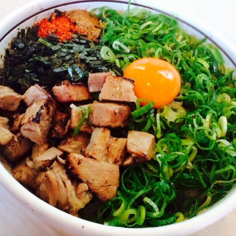 ねぎ塩ラー油まぜそば(麺屋はなび 桑名店)