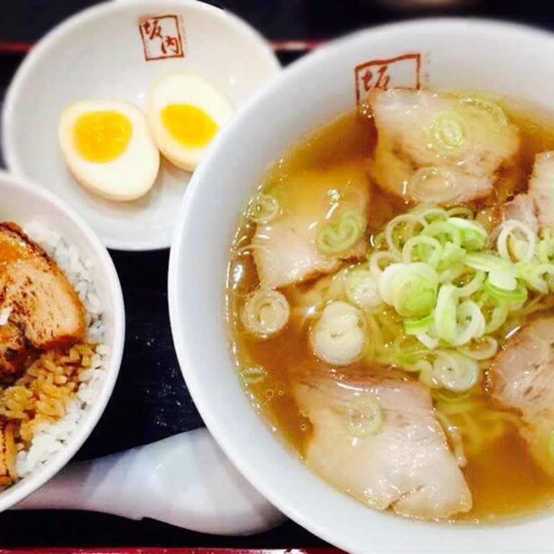 炙り焼豚ご飯セット(喜多方ラーメン 坂内 四日市店)