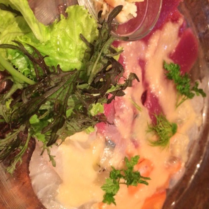 海鮮カルパッチョ(ビストロガブリ五反田店)