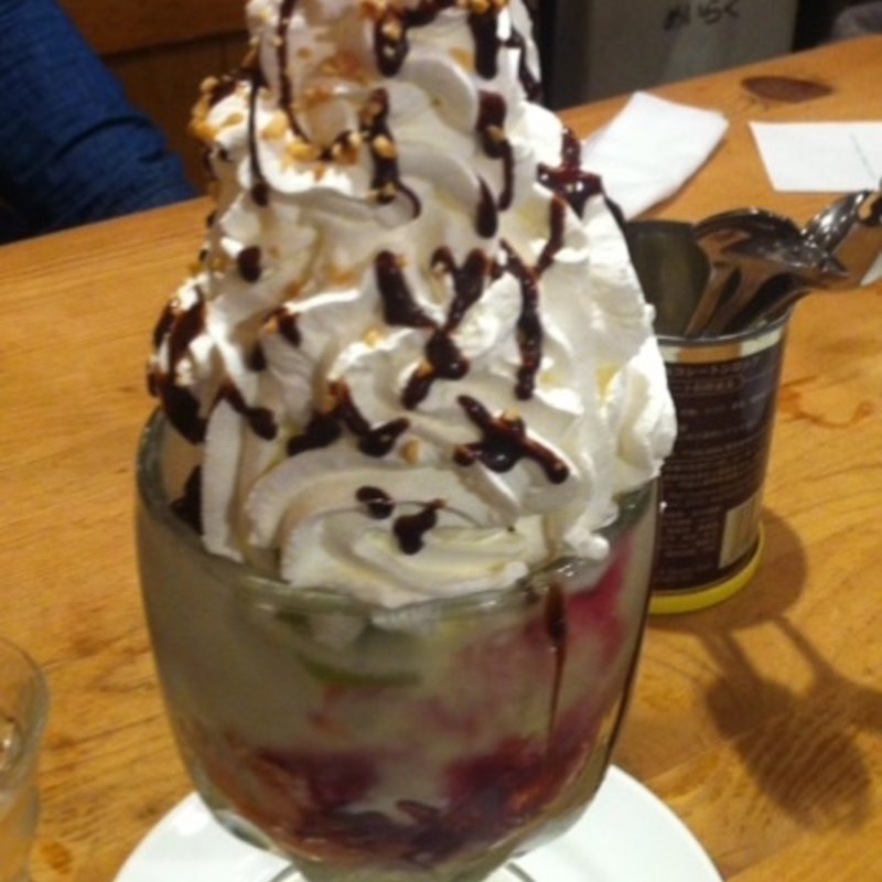 サンデー　チョコ(パフェ専門店 スイーツカフェ KANARIYA 鶴橋本店)