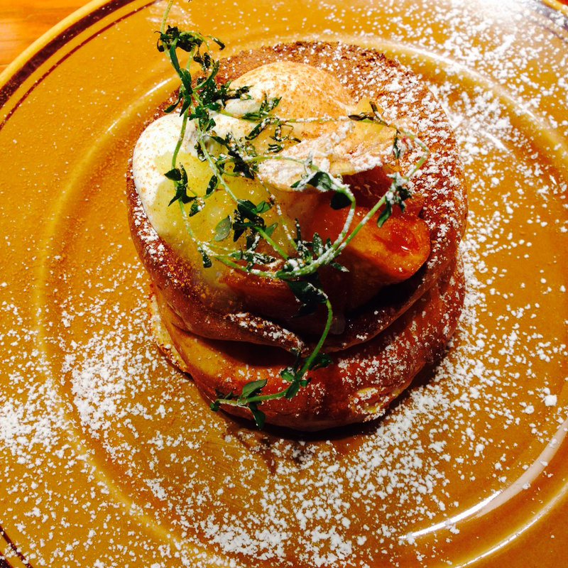 海老名たまごのアップルシナモンパンケーキ(The CAFE ザ カフェ 町田)