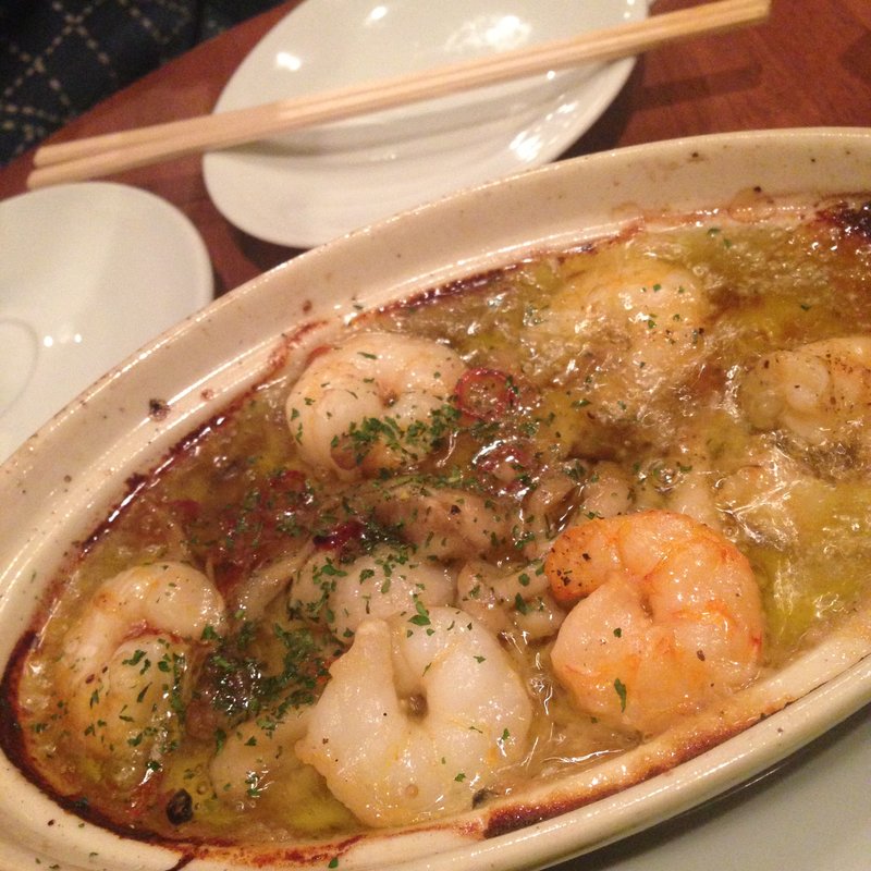 海老のアヒージョ(BANCO （バンコ）)