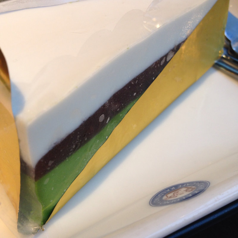 抹茶のレアチーズケーキ(カフェカルディーノ＋wine 柏の葉店 )