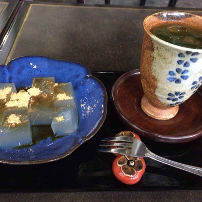 グリーンティーセット 葛餅付き(ゲーブル)