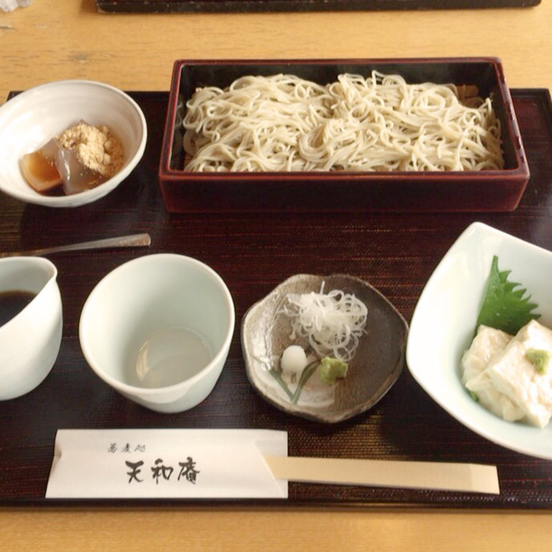 湯葉と蕎麦の膳(蕎麦処 天和庵)