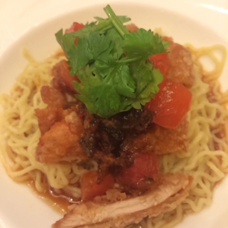 油淋鶏冷やし中華(天厨菜館 渋谷店 （テンツウサイカン）)