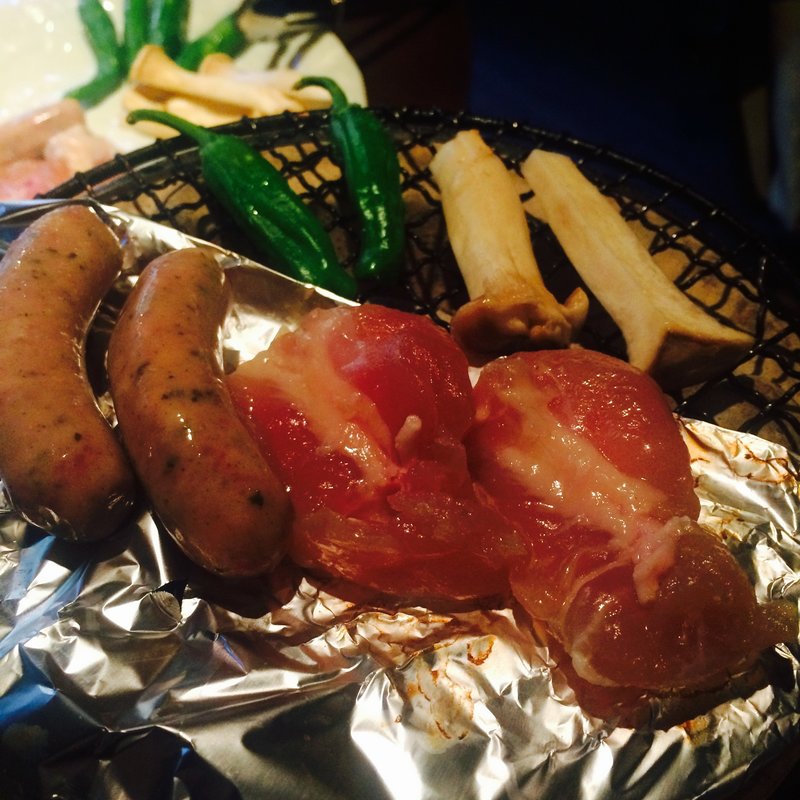 炭火焼おまかせ盛り(円らく 所沢荘)