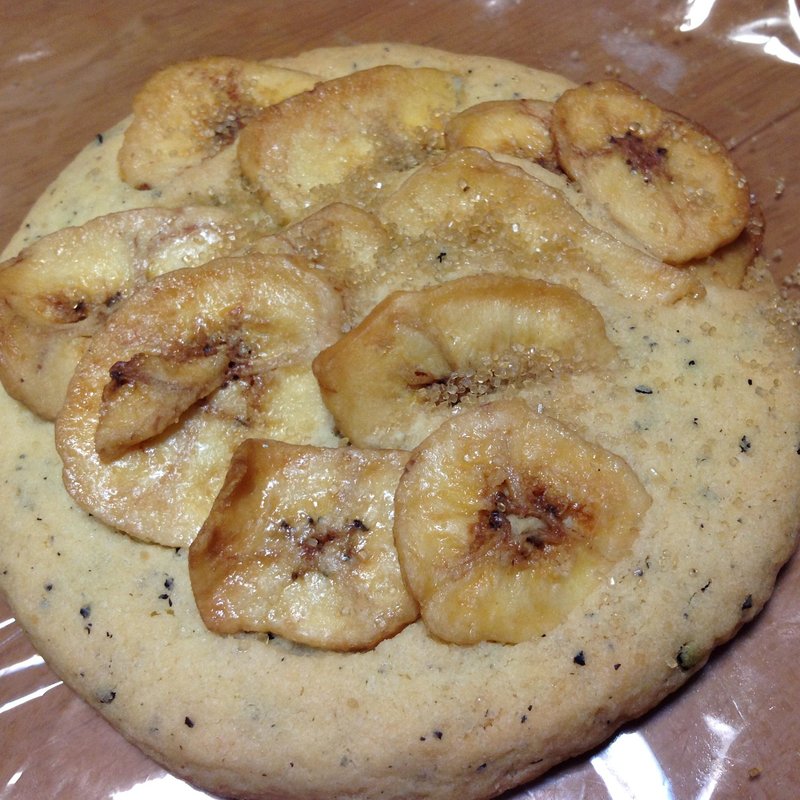 紅茶とバナナのクッキー(アミーチデルテ Amici del te)