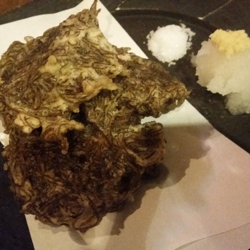 もずくの天ぷら(西麻布 太陽人 （てぃだんちゅ）)