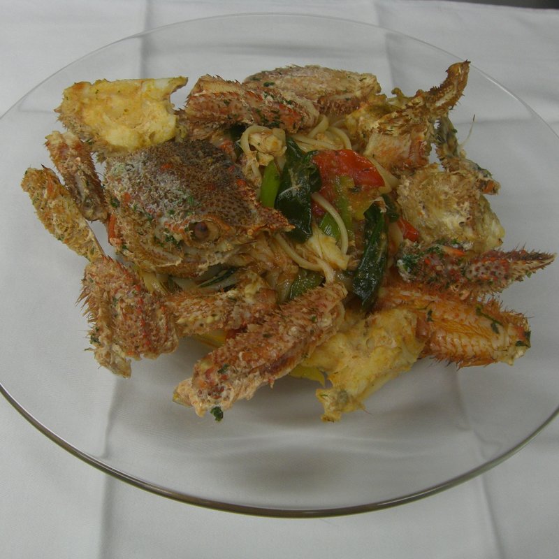 毛ガニを丸ごと使った軽いトマトのパスタ(ＢＩＴＴＯ （イタリア料理ビット）)