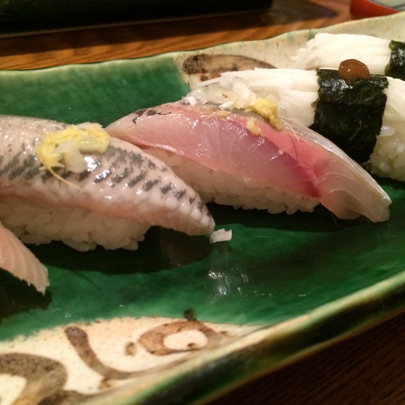 あじ・いわし・山芋梅肉(ととや （とゝや）)