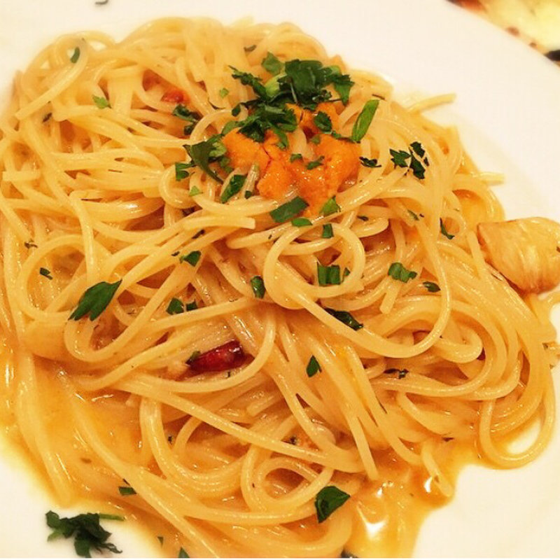 生うにのソース スパゲッティー二(ピッツェリア ドォーロ ローマ)