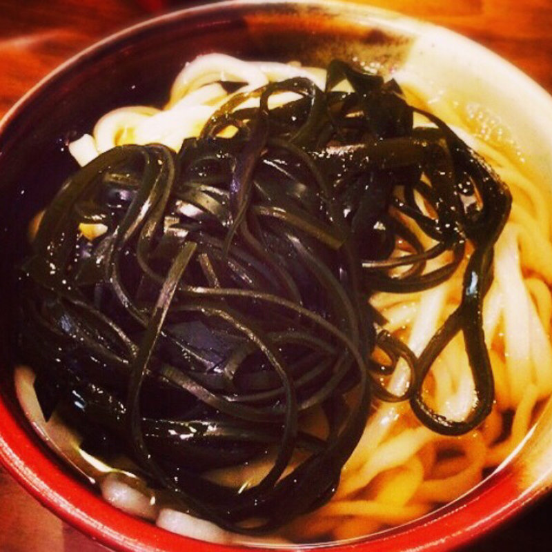 昆布うどん(讃岐うどん 麺喜やしま 円山町店)