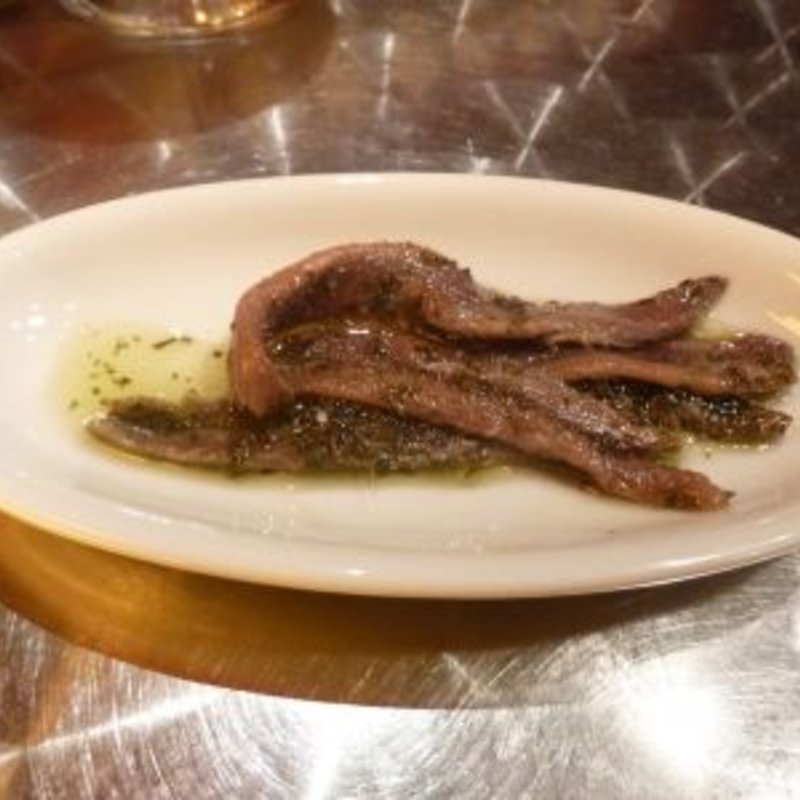 地中海いわしアンチョビ香草オイル漬け(BAR MAR Espana 三宮店)