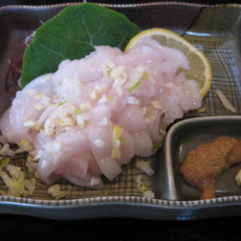 マンボウ刺身(大徳家)