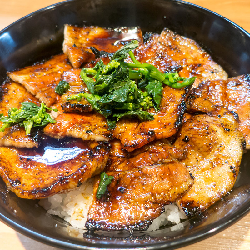 豚丼 中(豚大学 新橋校舎)