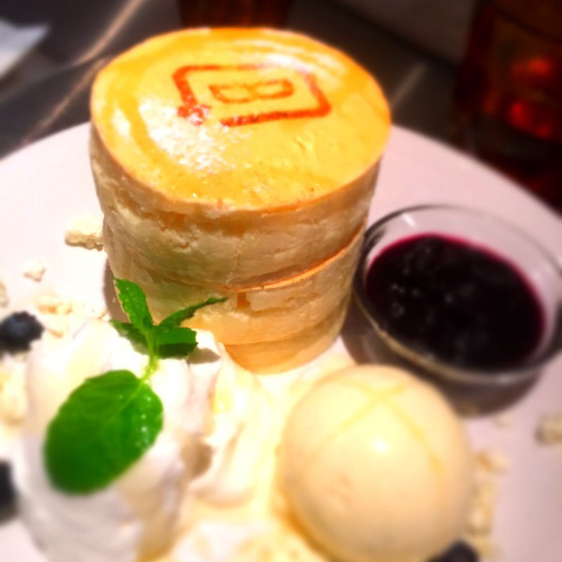 パンケーキ(ブルーベリー)(BURN SIDE ST CAFE （バーンサイドストリートカフェ）)