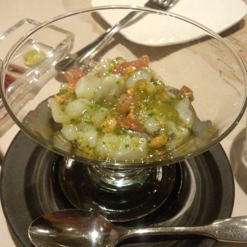 うにとタコのマリネ（わさび風味）(うに屋のあまごころ)