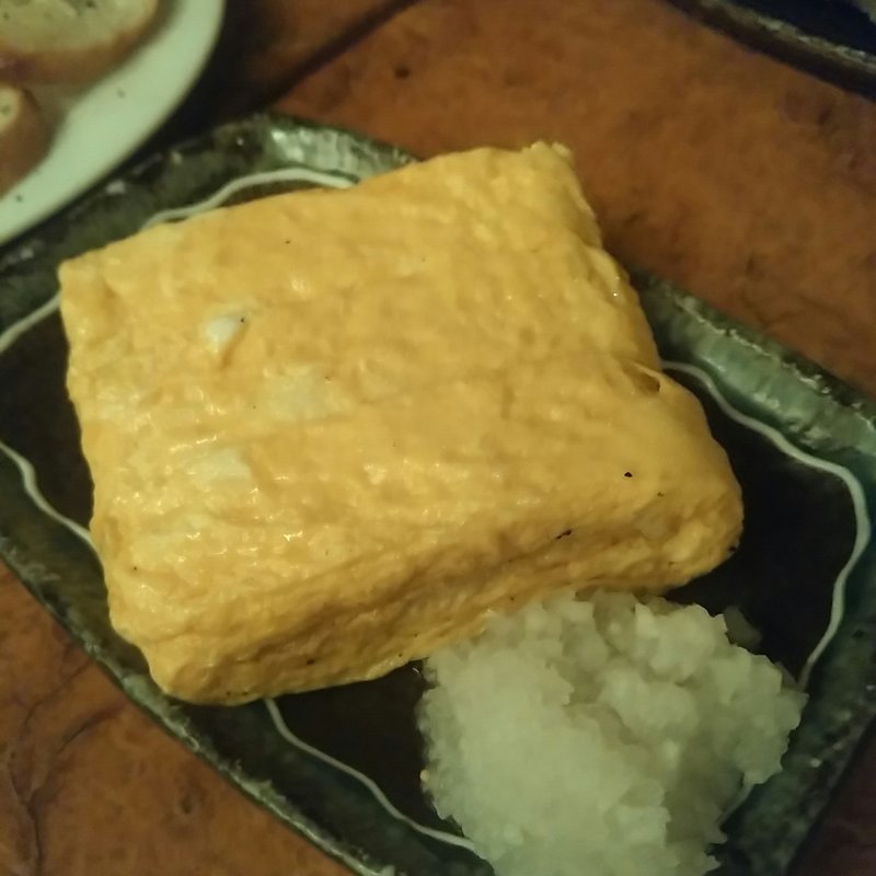 地鶏卵だし巻き玉子(巖)