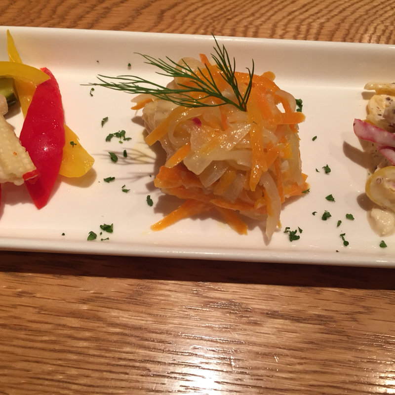 前菜3種盛り合わせ(バルケッタ)