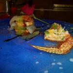 毛ガニと鮮魚のムースカルパッチョ(ブラッセリー トモ （Brasserie Tomo）)