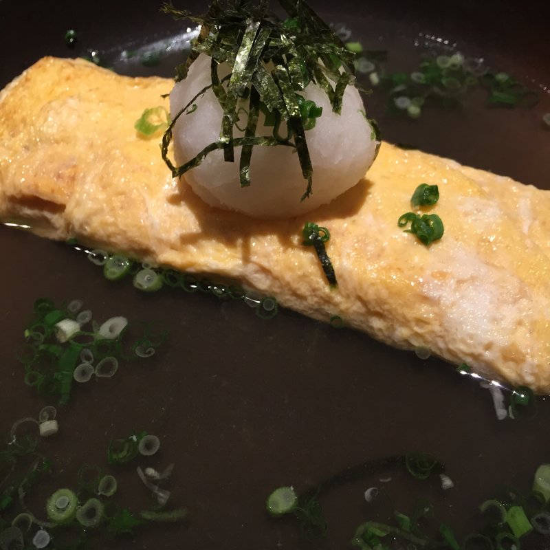 ガラスープの出汁巻き玉子(鳥あさ )