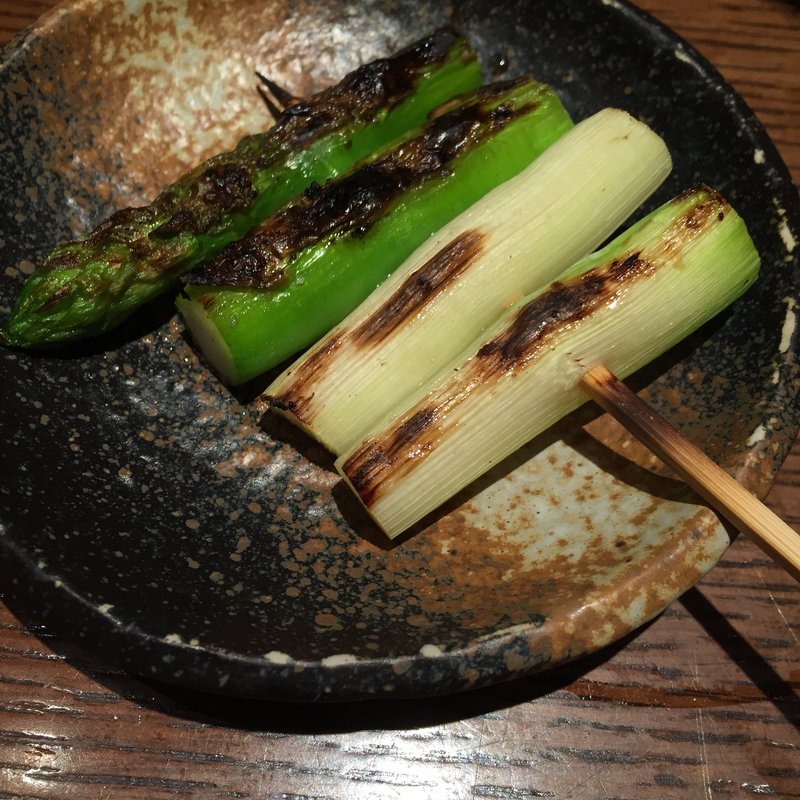 炭火野菜焼き アスパラ(鳥あさ )