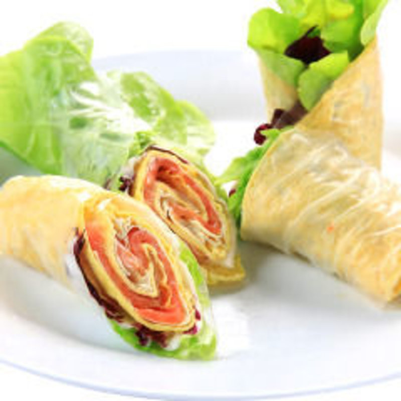 スモークサーモンと湯葉の生春巻(酒蔵 季 （シュゾウ トキ）)